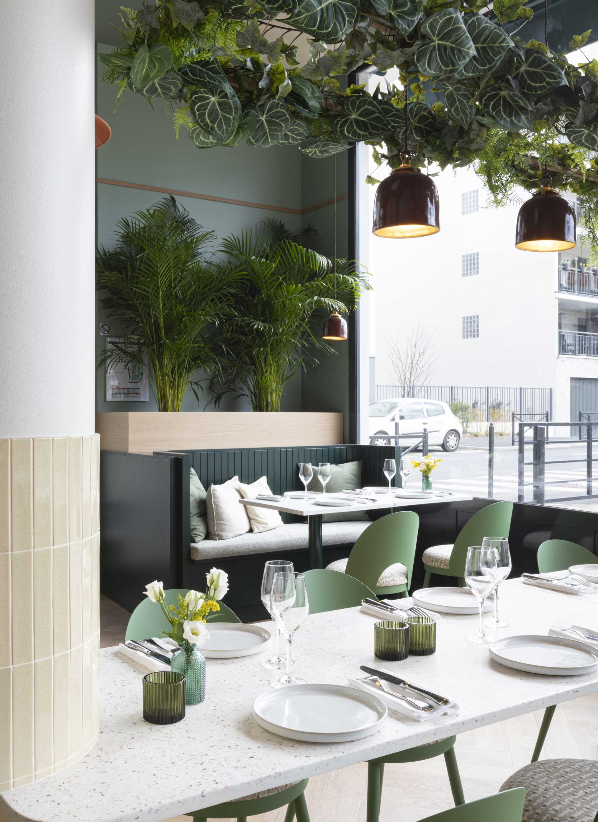 Aménagement d'un restaurant par un architecte spécialiste de l'architecture commerciale